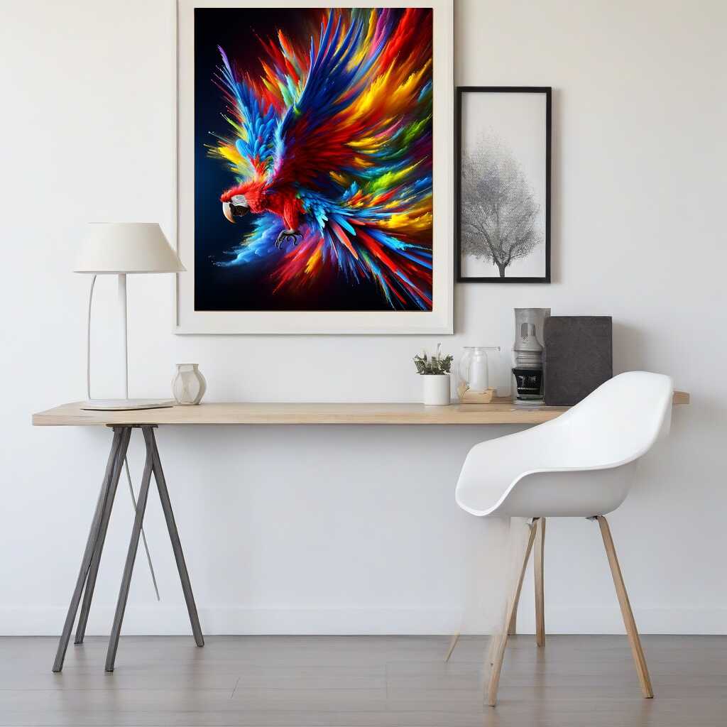 Diamond Painting - Papagei, Farbe