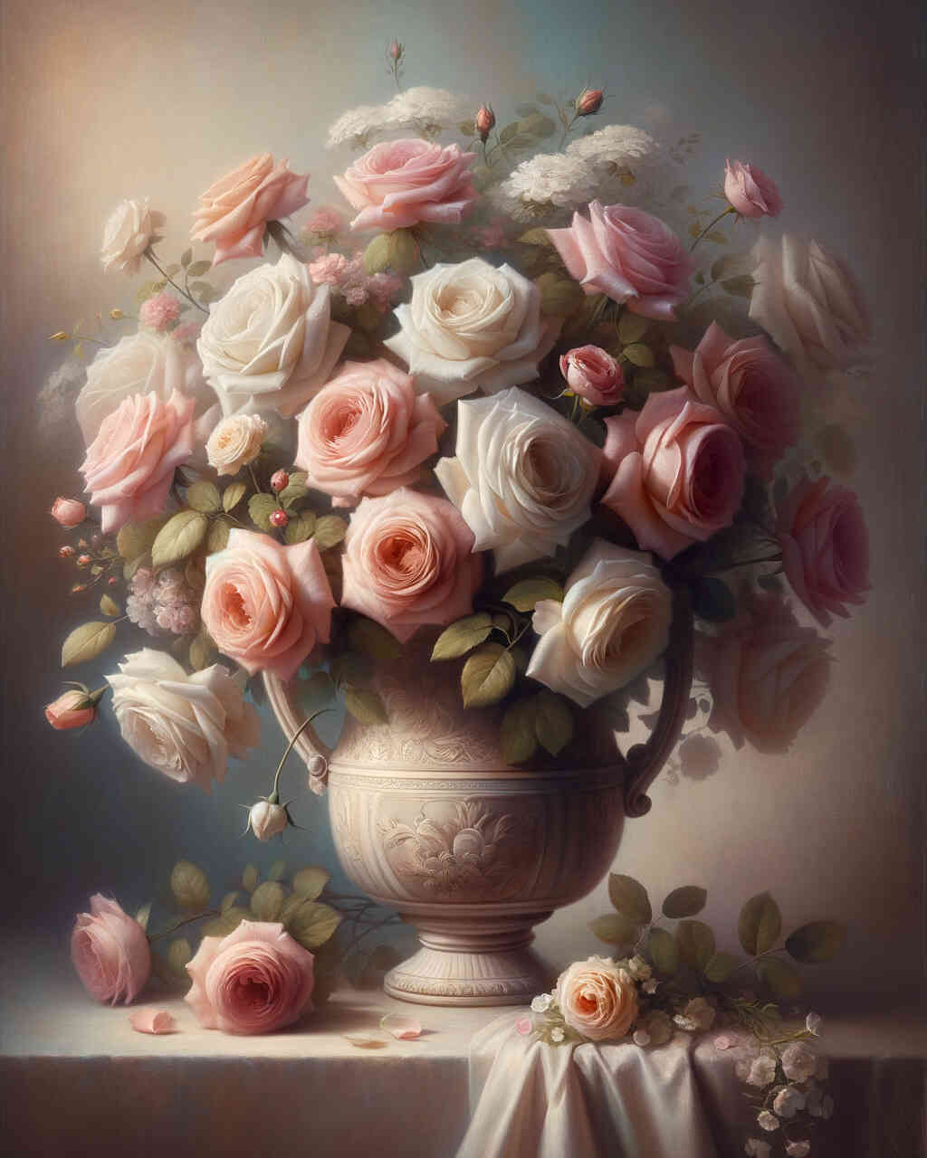 Diamond Painting - Harmonischer Rosenstrauß