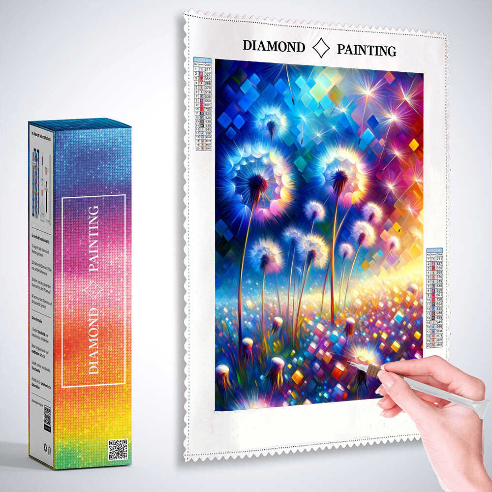 Diamond Painting - Pusteblumenwiese
