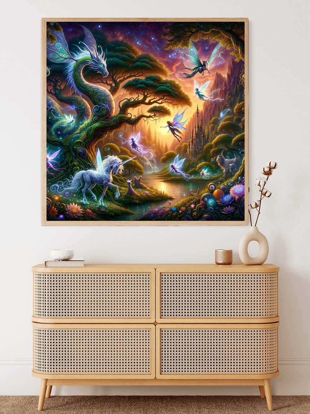 Diamond Painting - Sternenflüstern im Feenwald