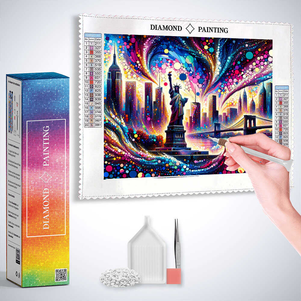 Diamond Painting - New York, splash