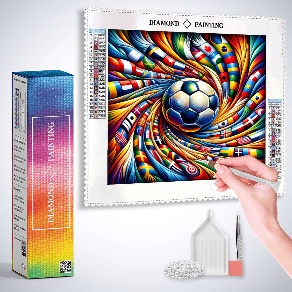 Diamond Painting - Fußballwelt