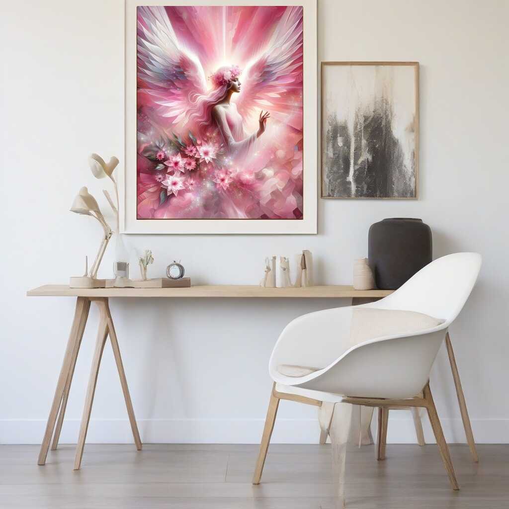 Diamond Painting - Rosa Engel