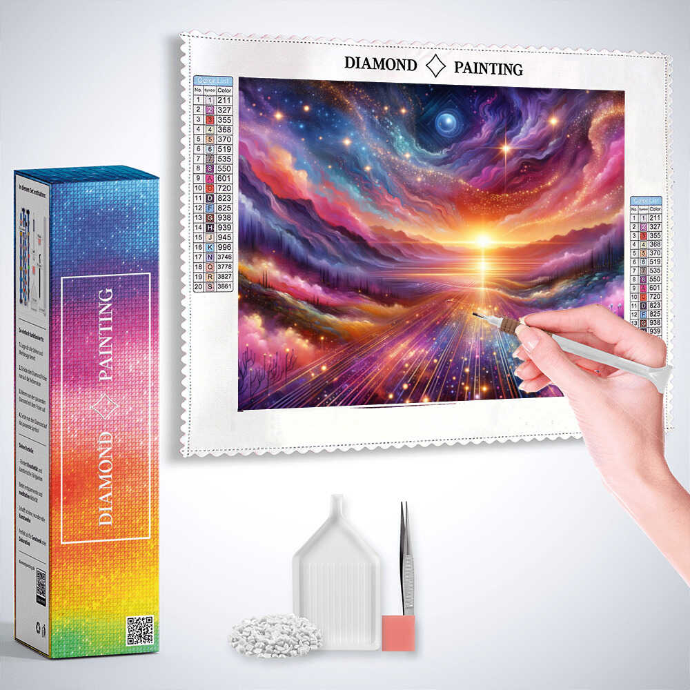 Diamond Painting - Fantasievolle Landschaft