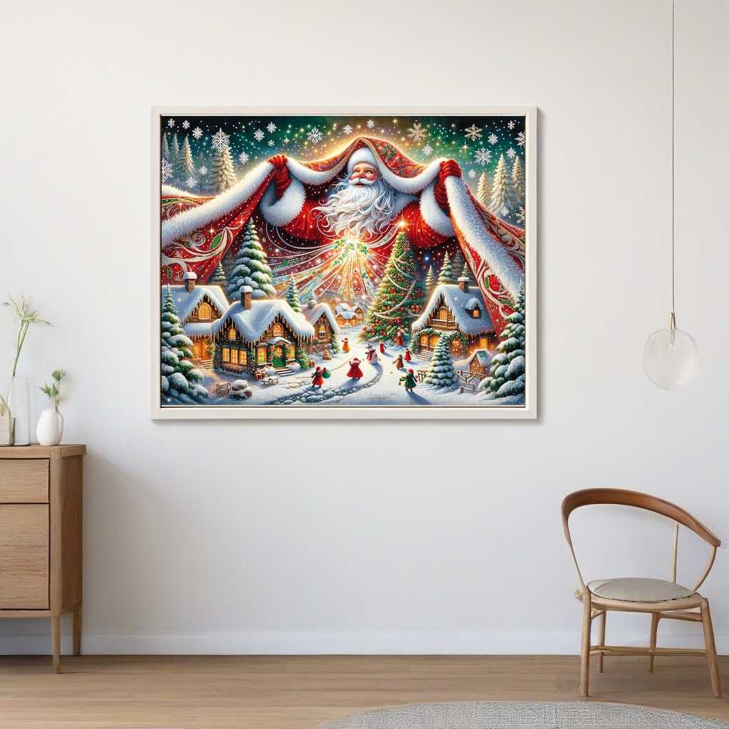 Diamond Painting - Weihnachtsmann, Manteldorf