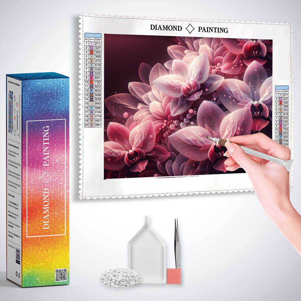 Diamond Painting - Orchidee, Nah