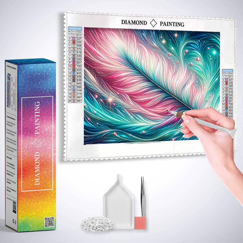 Diamond Painting - Elegante Feder