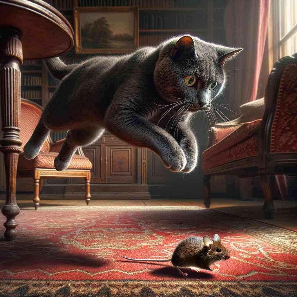 Diamond Painting - Katz-und-Maus-Spiel