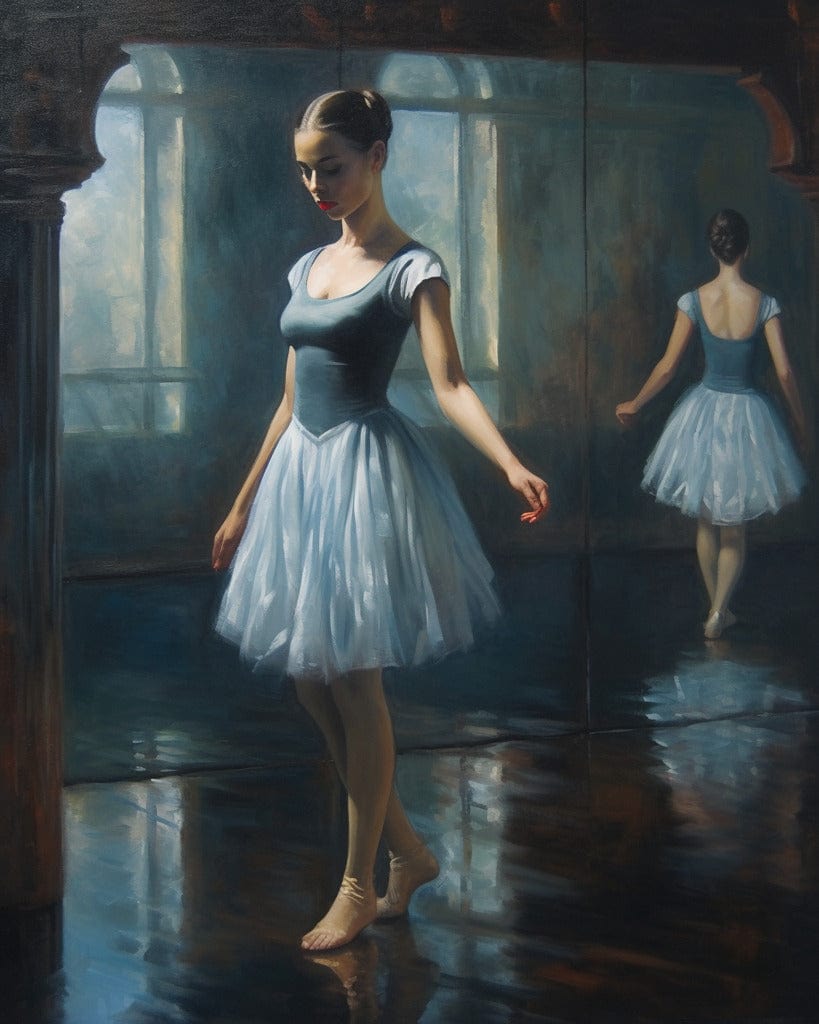Diamond Painting - Ballerina in Blau