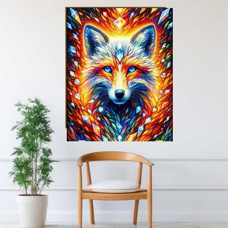Diamond Painting - Leopard Farbe