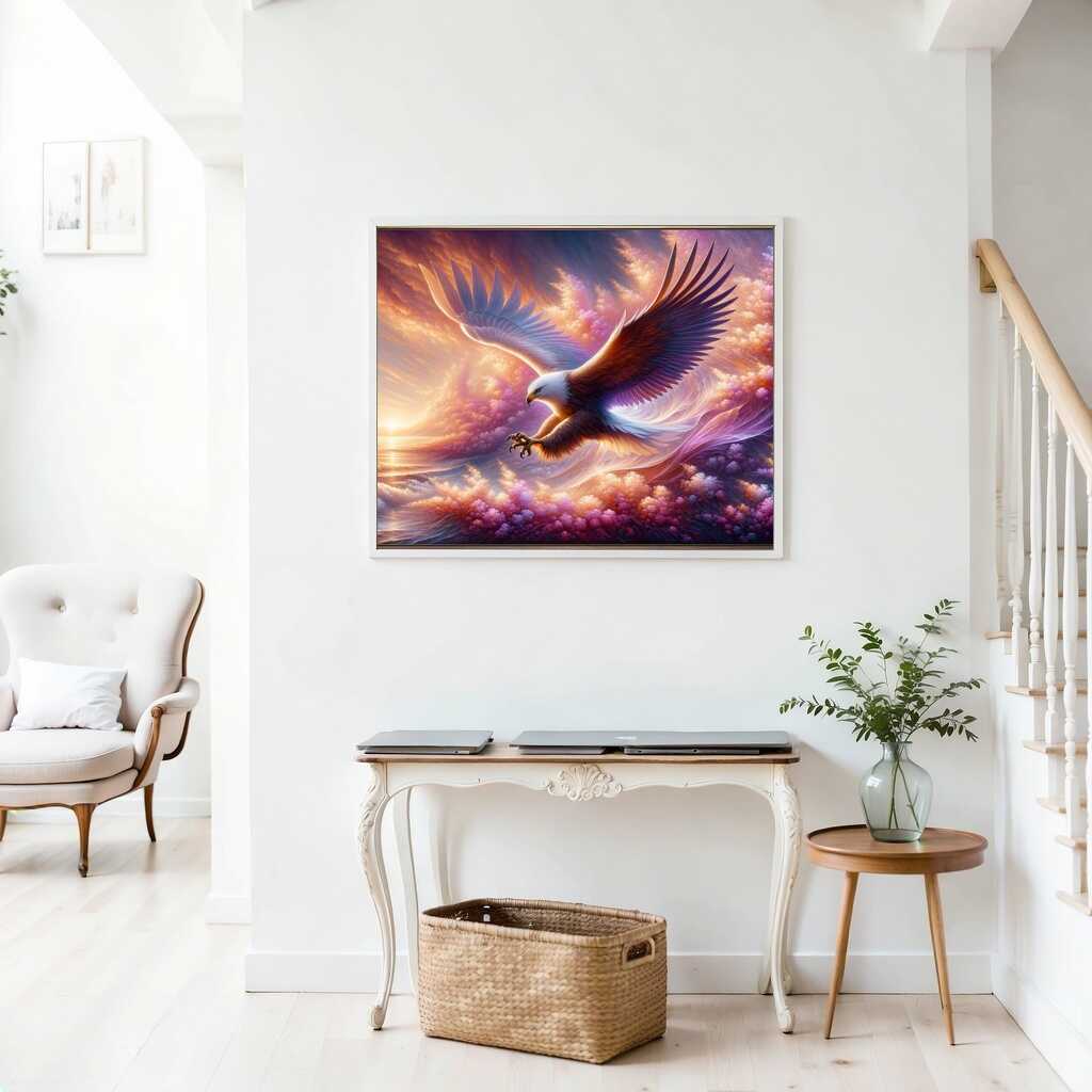 Diamond Painting - Adler im Anflug
