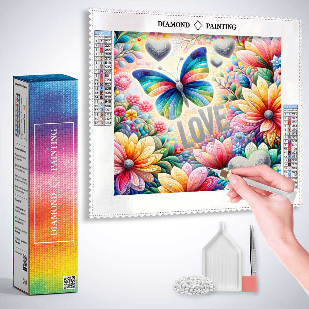 Diamond Painting - Love Bunt