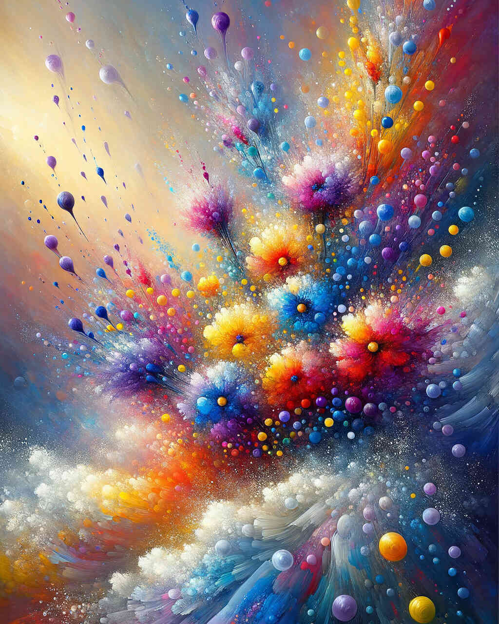 Diamond Painting - Blumenimpression
