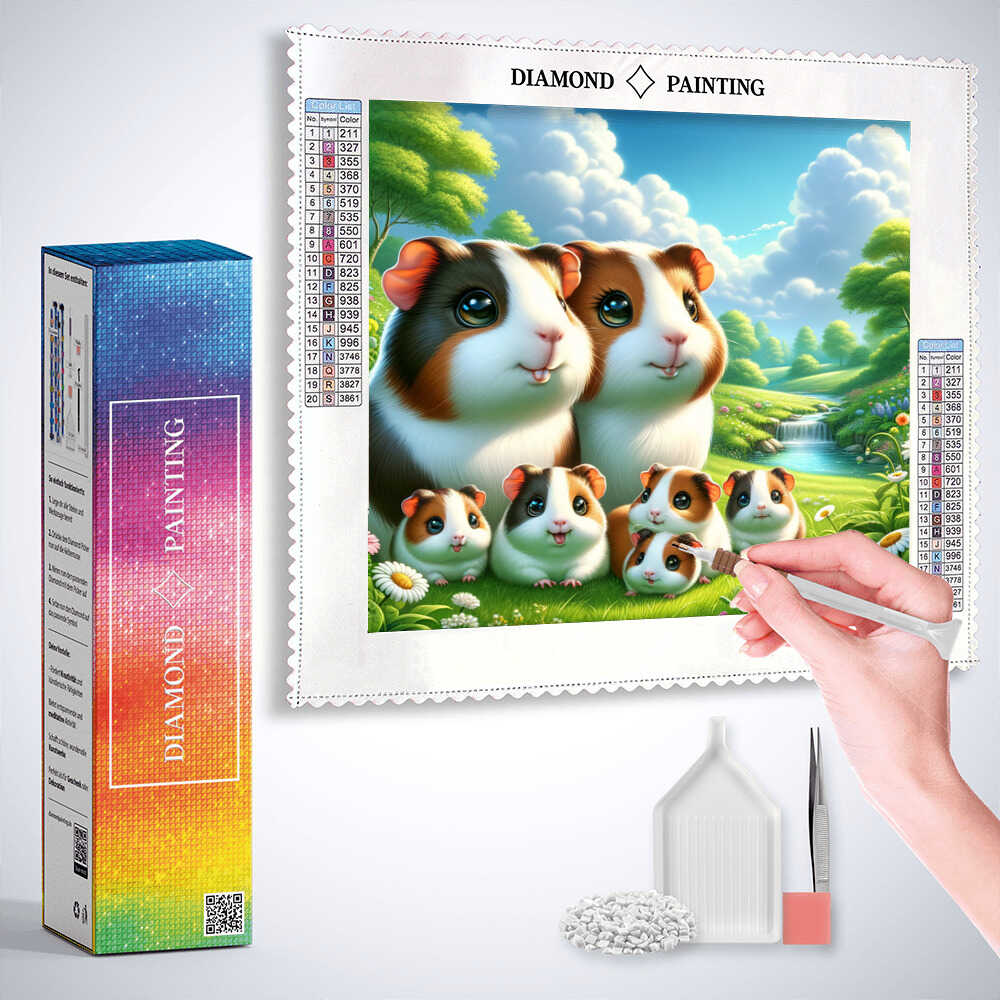 Diamond Painting - Zauber der Wiesenfreunde