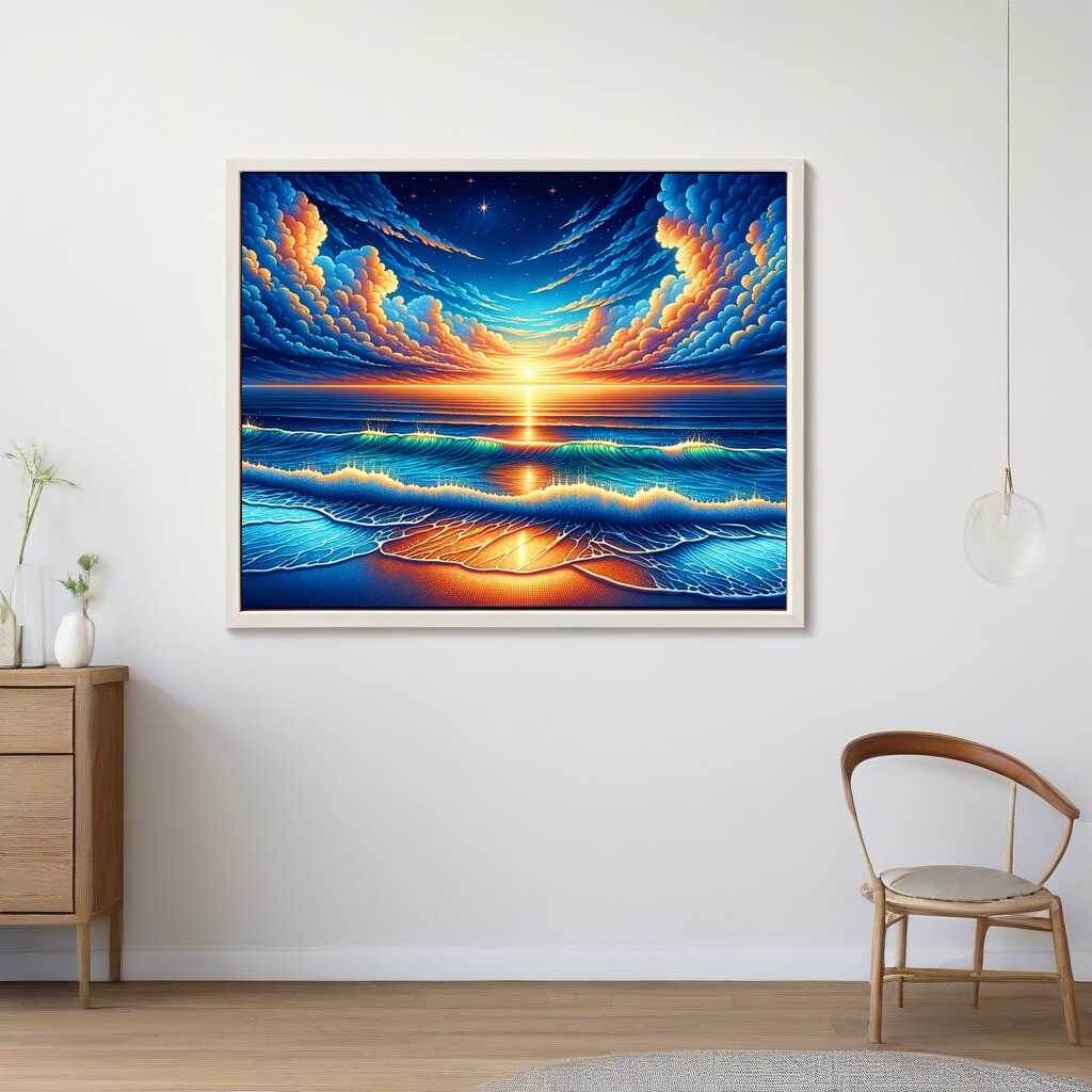 Diamond Painting - Sanfte Wellen