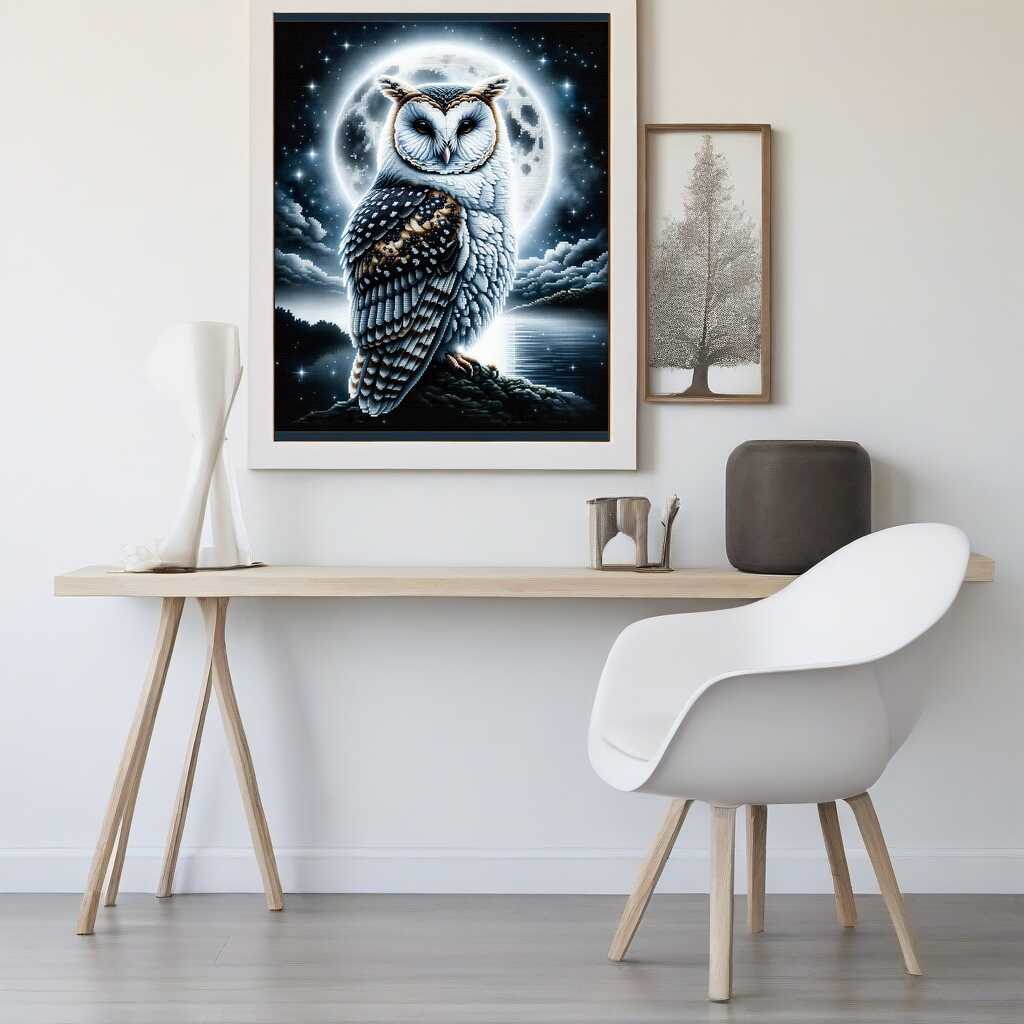 Diamond Painting - Nachteule