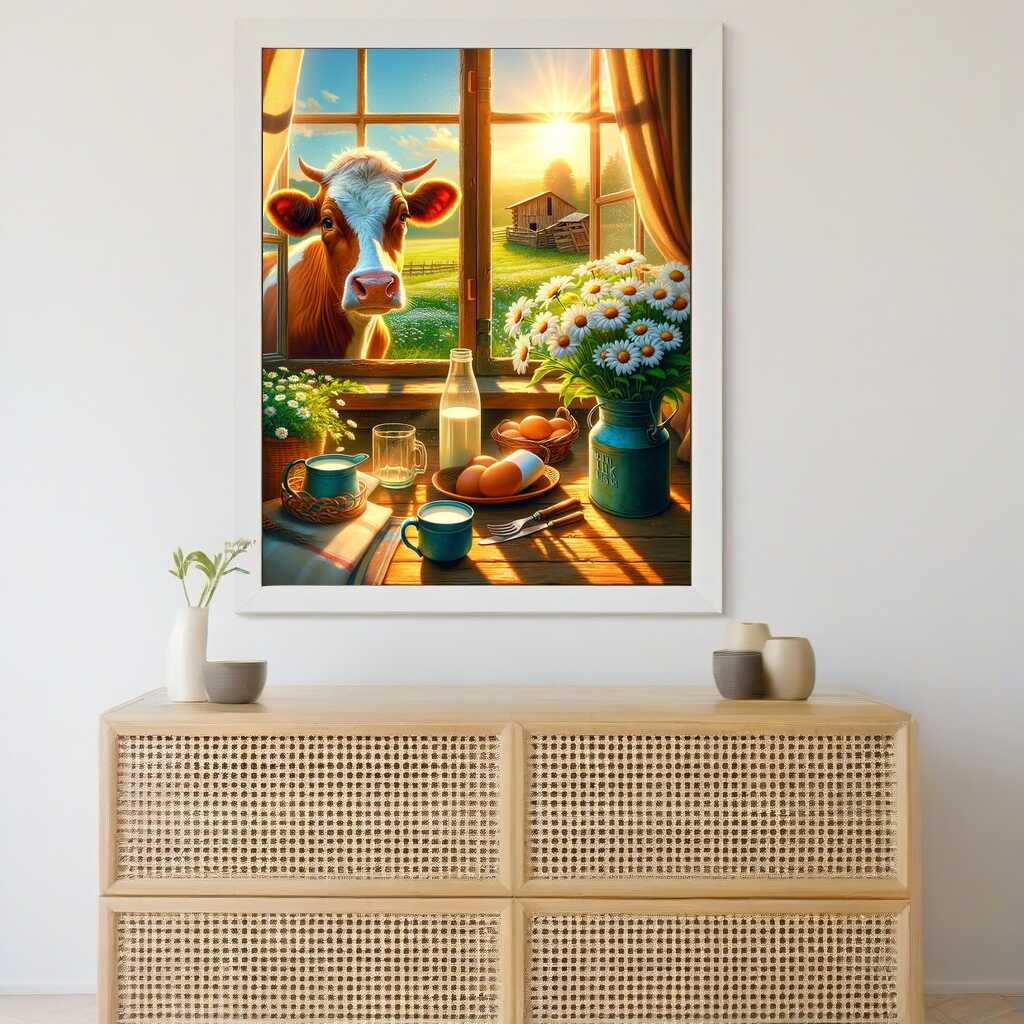 Diamond Painting - Gutenmorgen Kuh