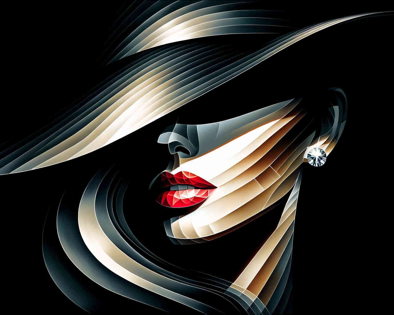 Diamond Painting - Seitenblick