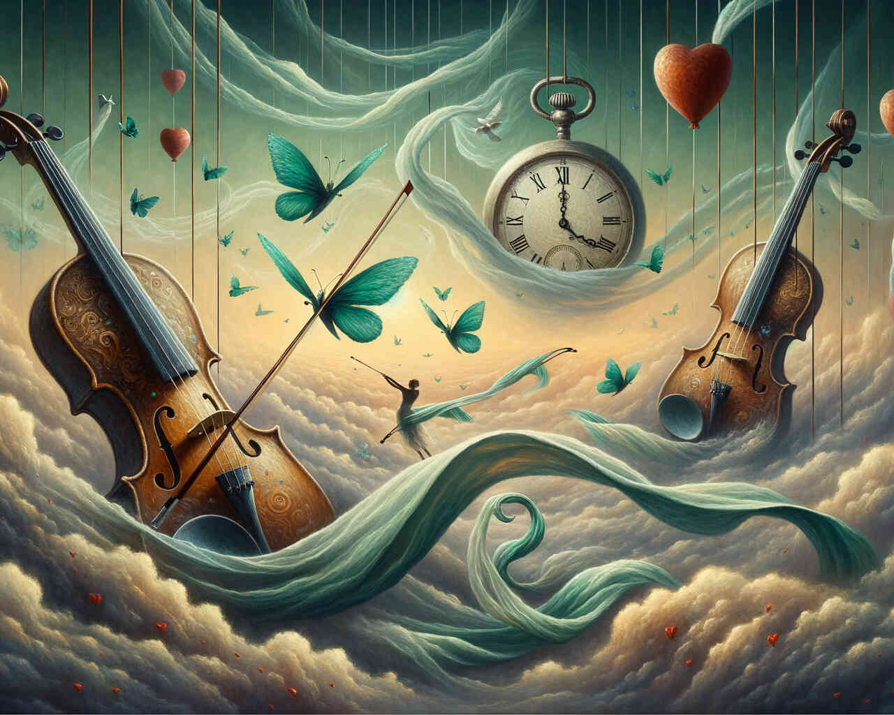 Diamond Painting - Violinen der Zeit