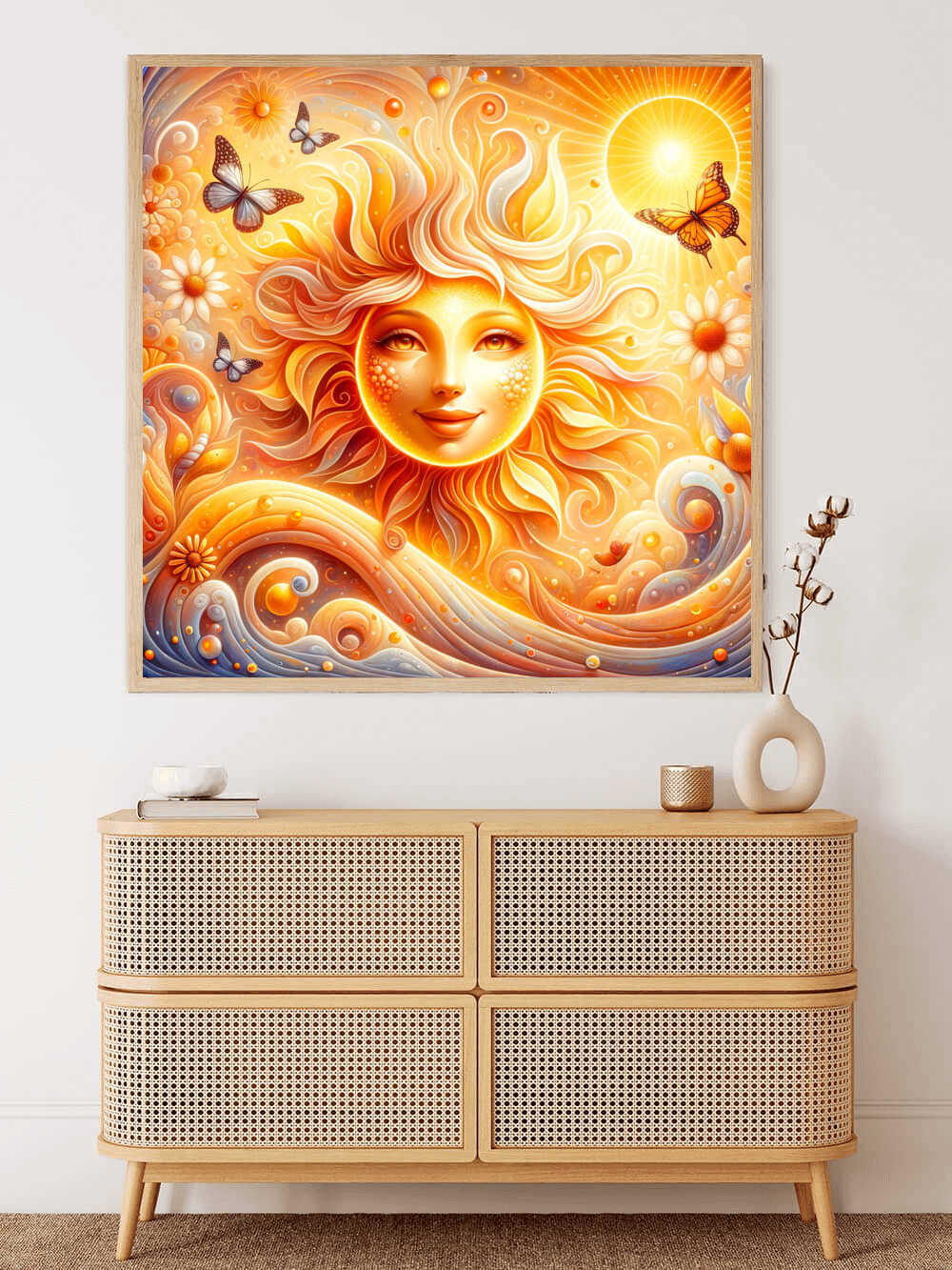 Diamond Painting - Liebevolle Sonne