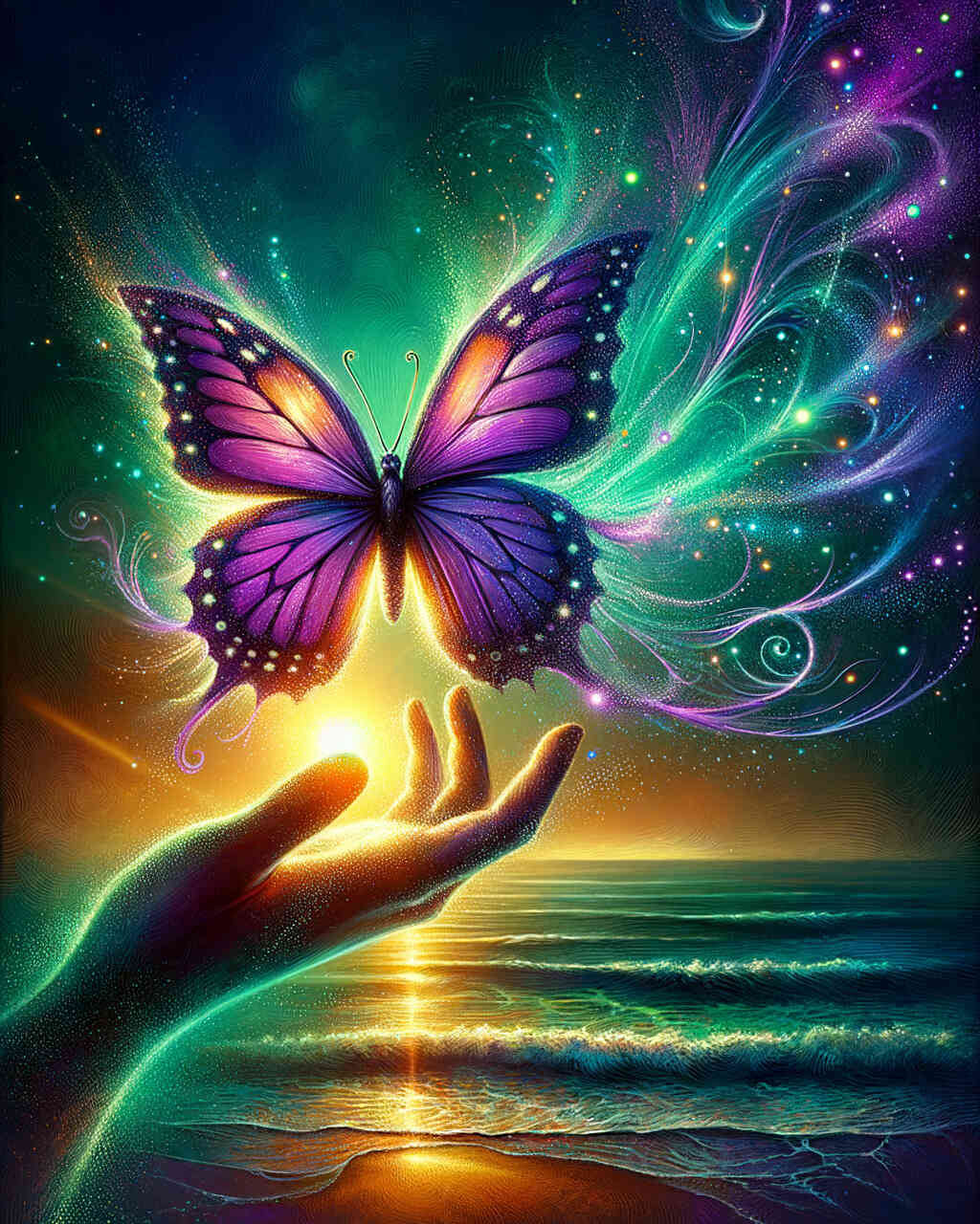Diamond Painting - Schmetterlingsfreiheit