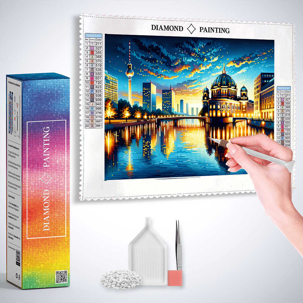 Diamond Painting - Berlin am Abend