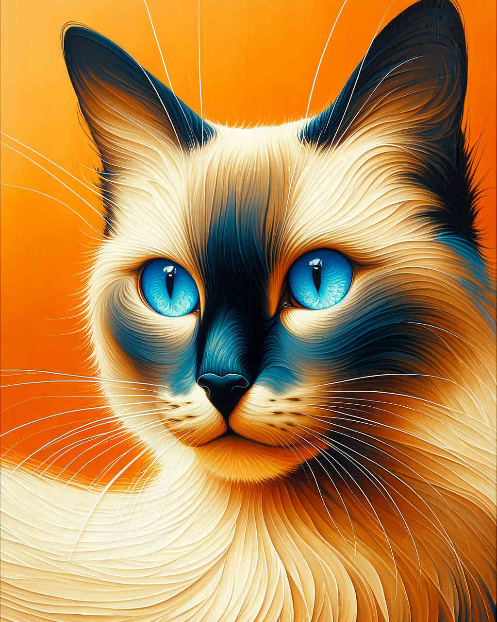 Diamond Painting - Siamkatze