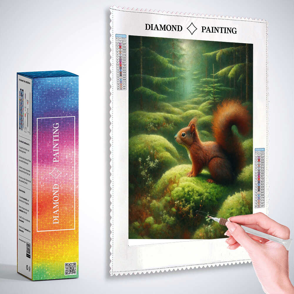 Diamond Painting - Blau, gelbe Schmetterlinge