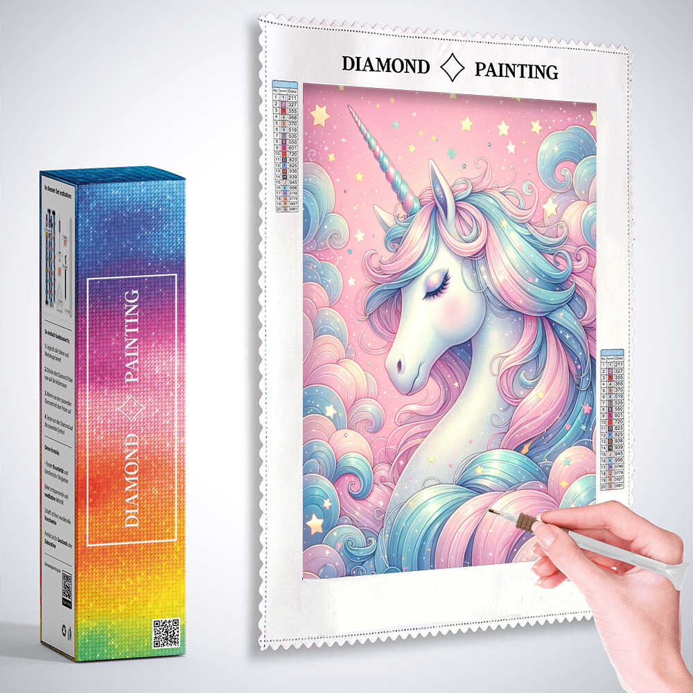 Diamond Painting - Sternen Einhorn