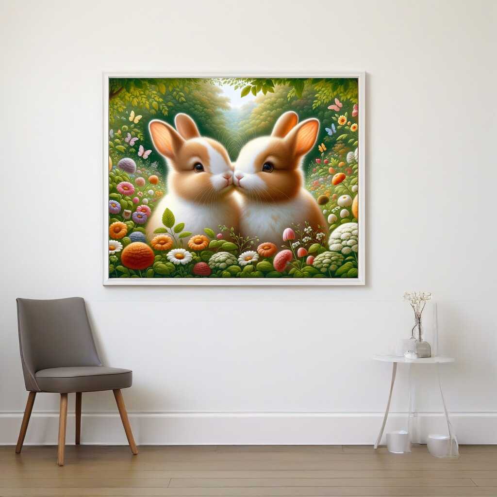 Diamond Painting - Hasengeschwister