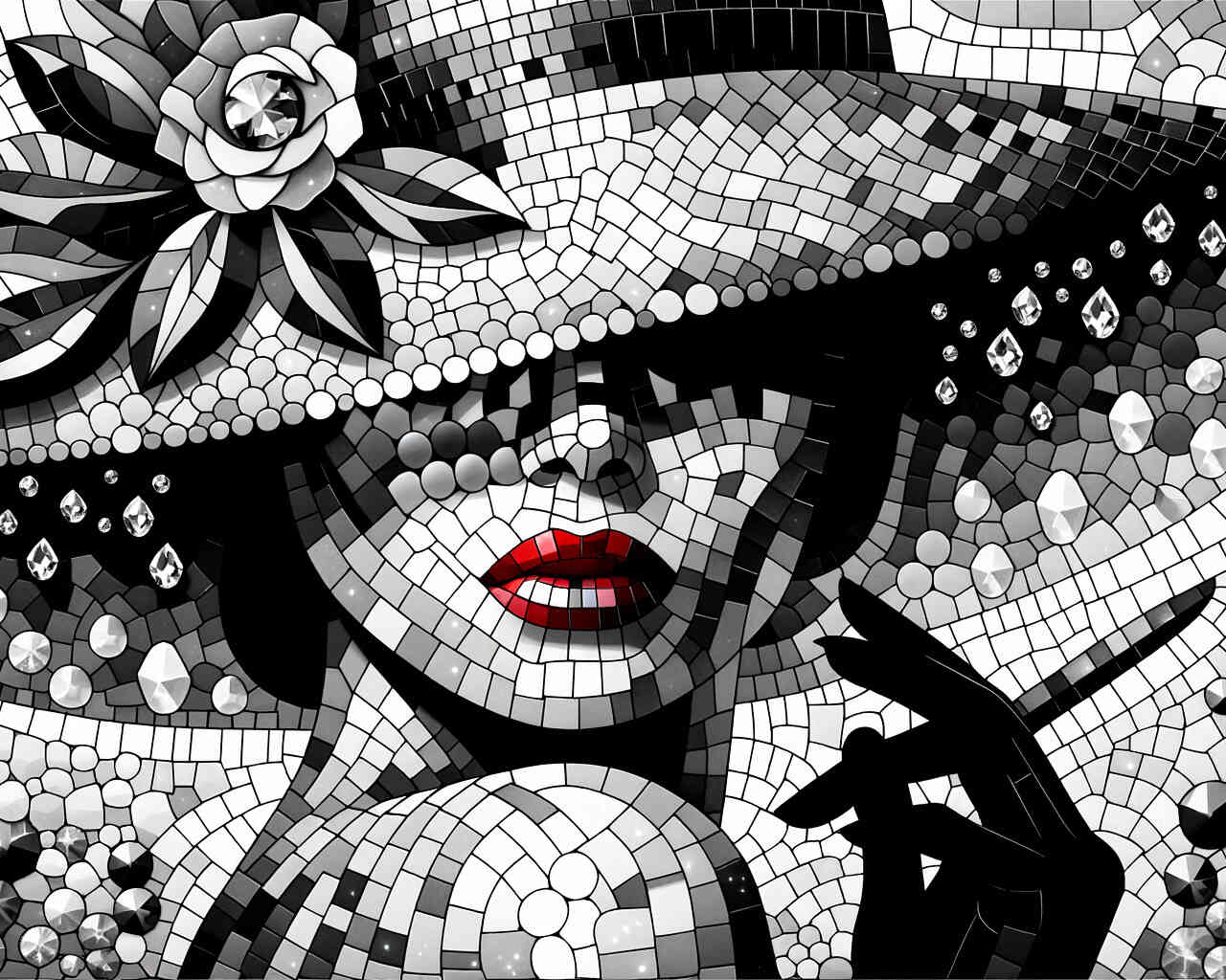Diamond Painting - Hut und Frau