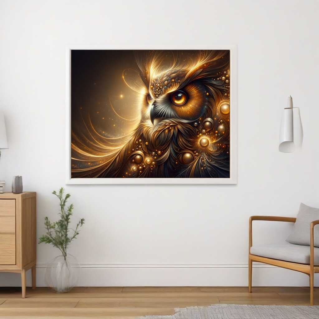 Diamond Painting - Liebevolle Eule