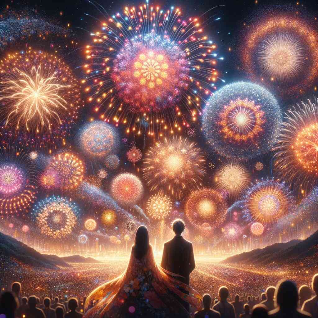 Diamond Painting - Feuerwerk der Gefühle