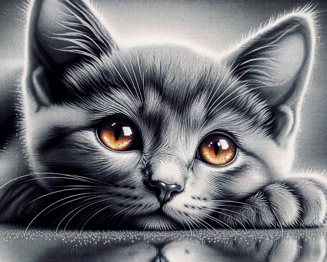 Diamond Painting - Chilling Cat
