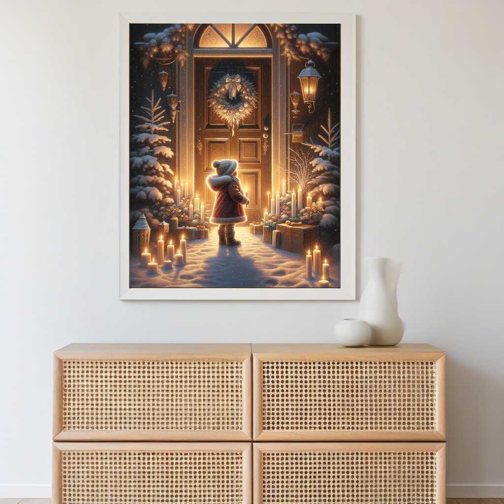 Diamond Painting - Kleines Kind Weihnachten