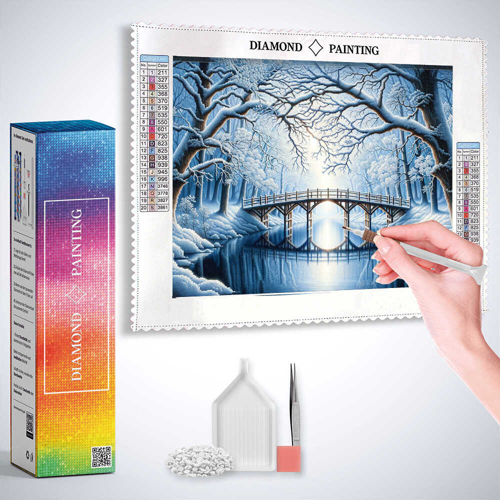Diamond Painting - Grandiose Brücke