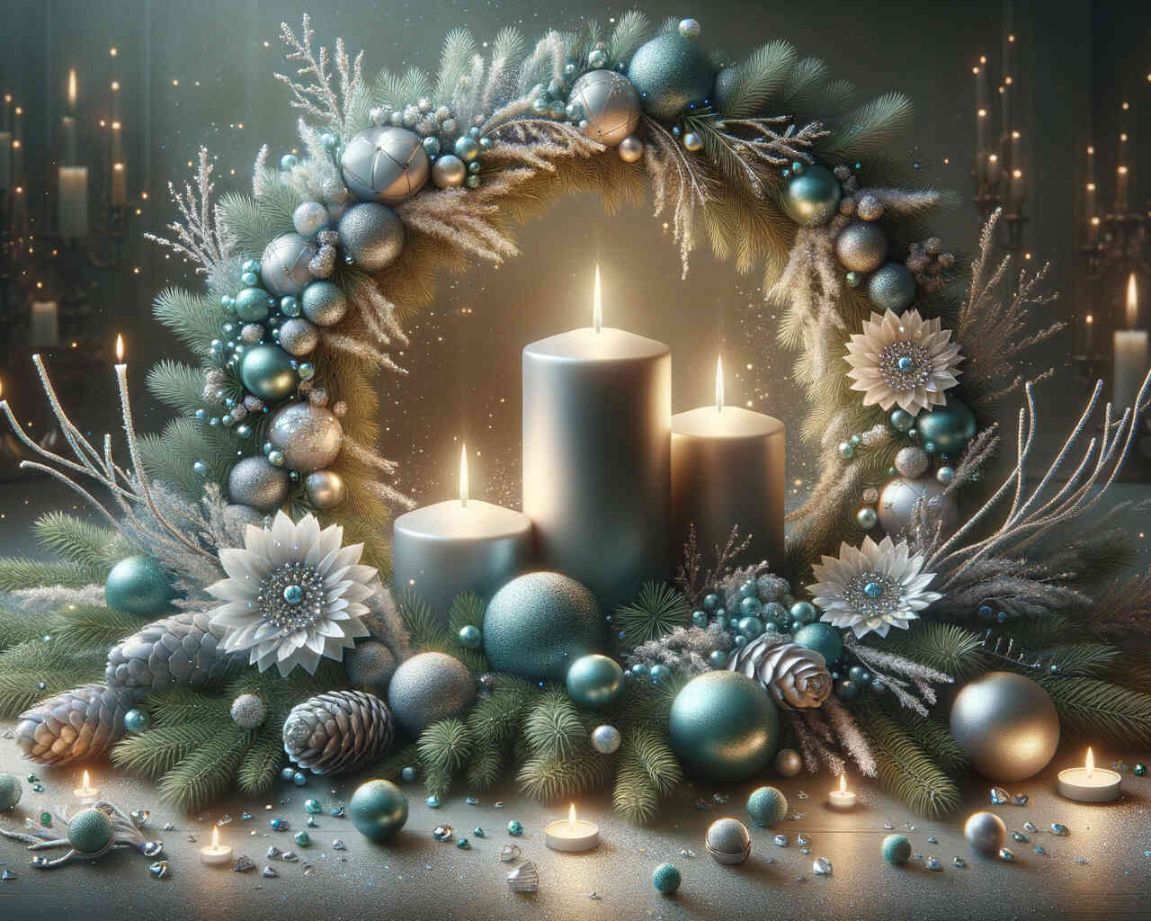 Diamond Painting - Adventskreis