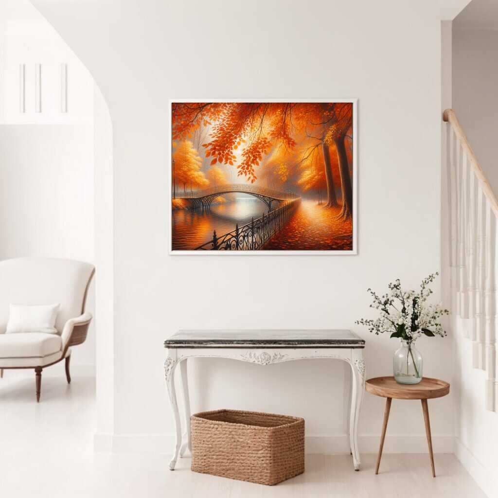 Diamond Painting - Herbstspaziergang, Orange