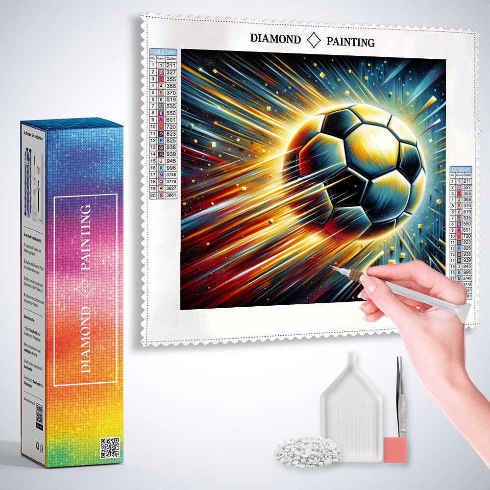 Diamond Painting - Fußballspiel