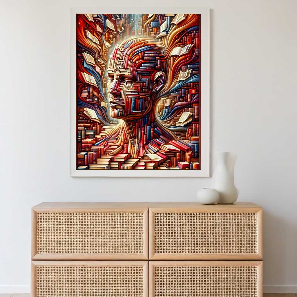 Diamond Painting - Büchermensch