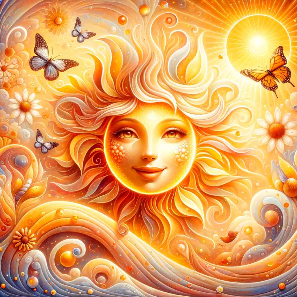 Diamond Painting - Liebevolle Sonne