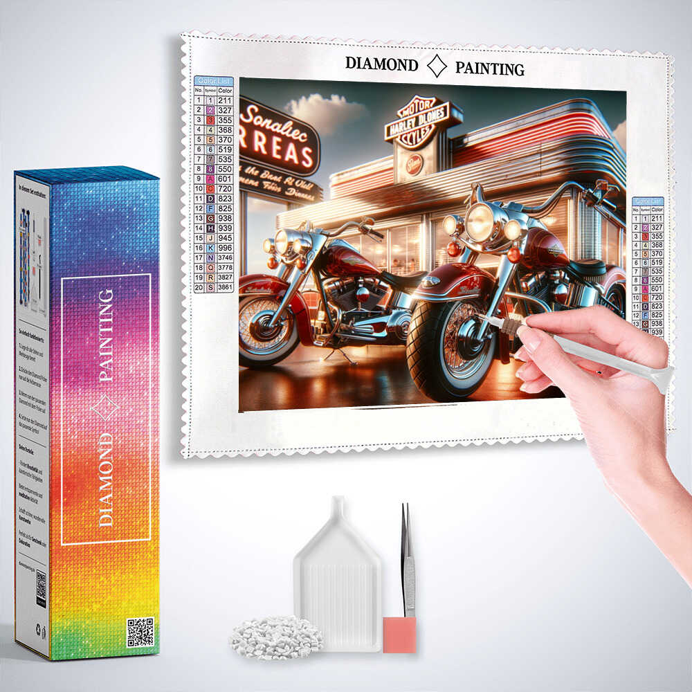 Diamond Painting - Harleytreff