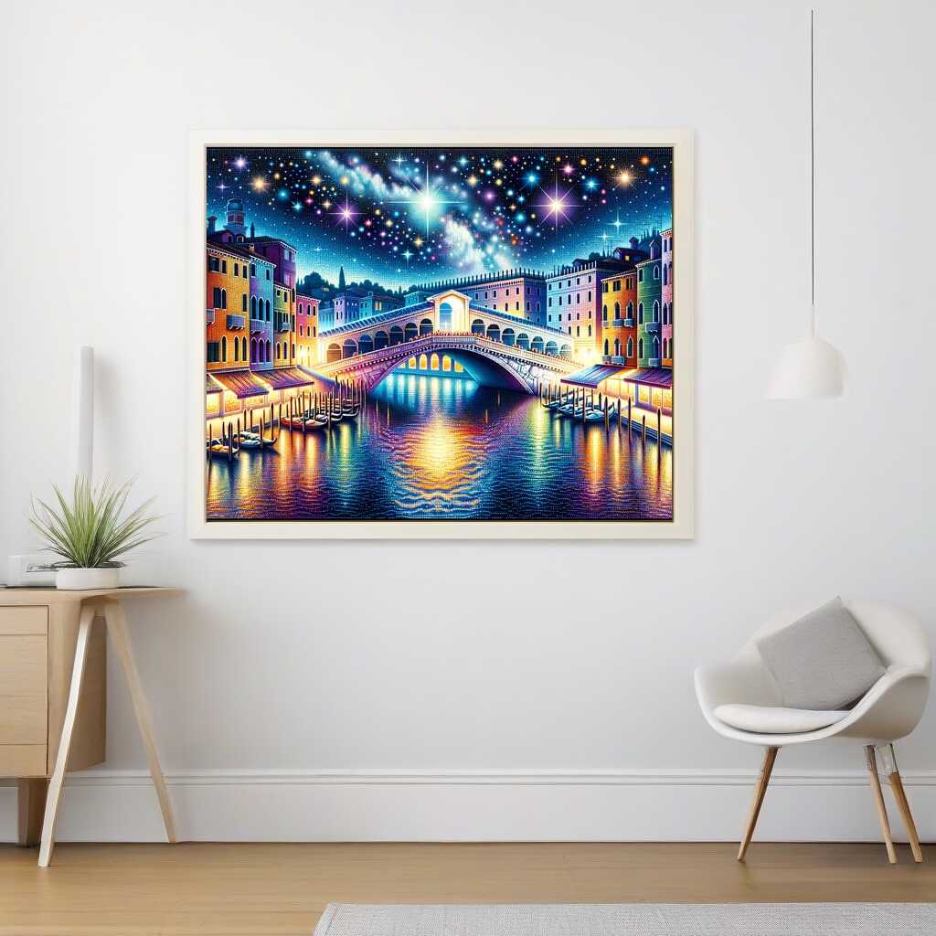 Diamond Painting - Rialtobrücke, Venedig