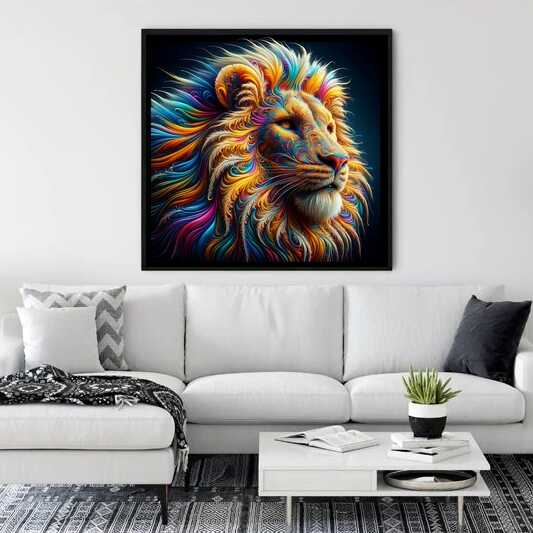 Diamond Painting - Majestätischer Farbenrausch