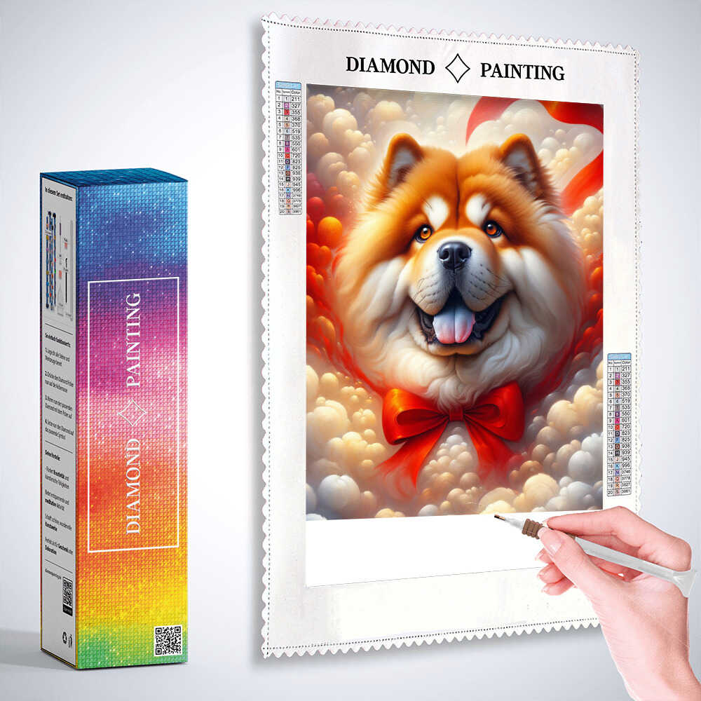 Diamond Painting - Löwe und Kind, innig