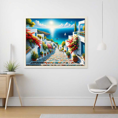 Diamond Painting - Griechische Treppen