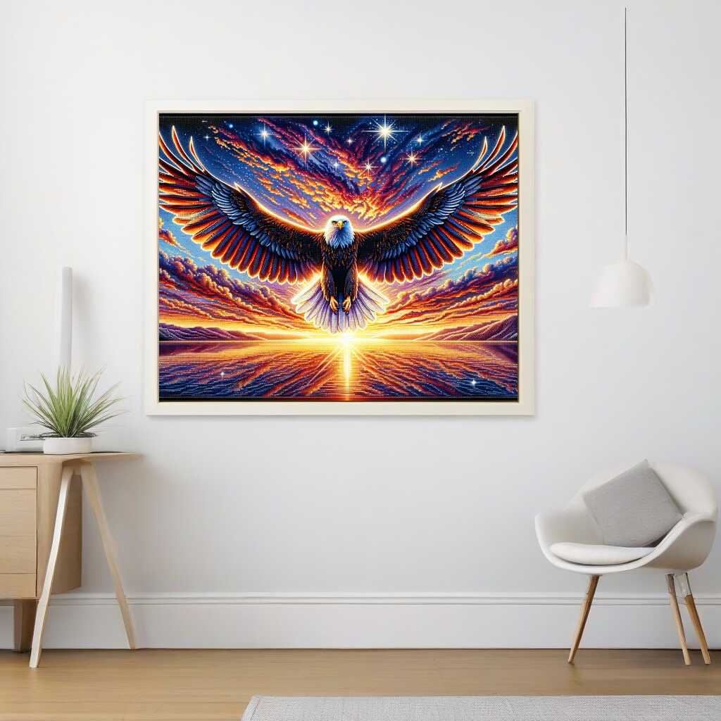 Diamond Painting - Majestätischer Adler