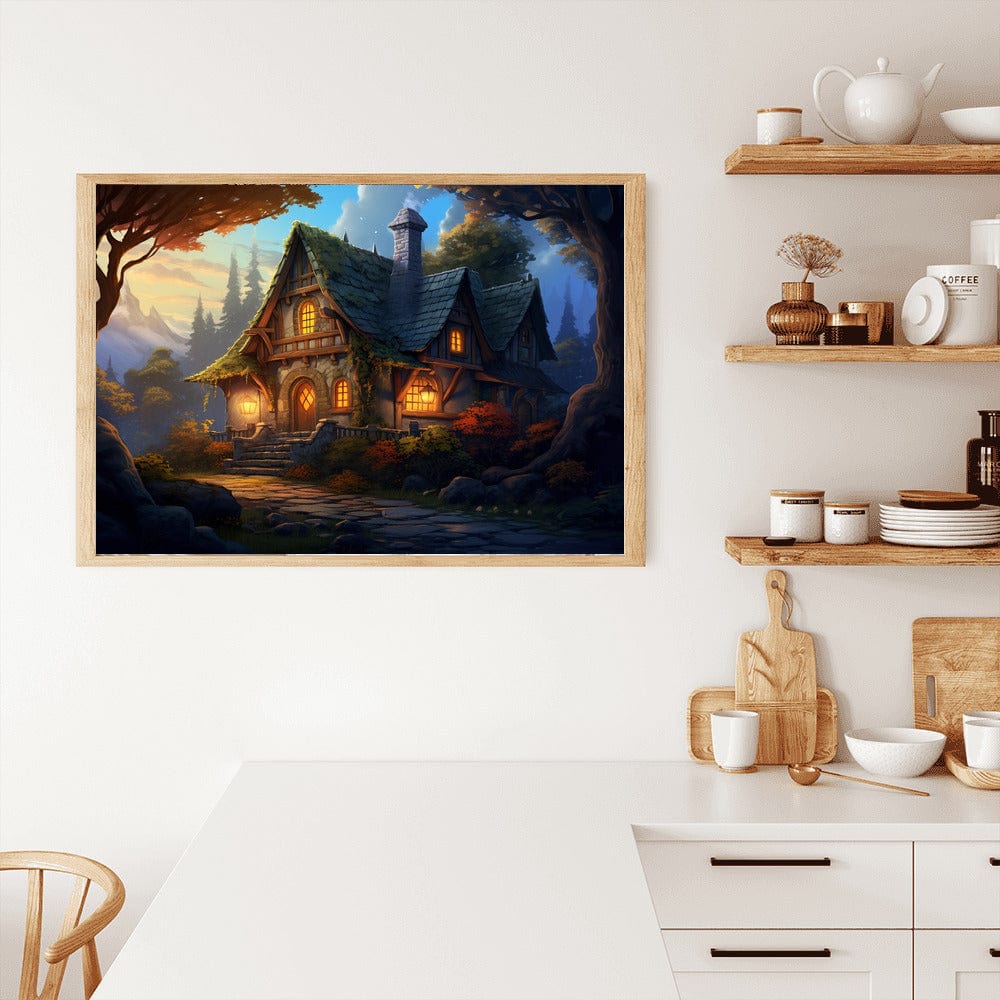 Diamond Painting - Mystisches Haus