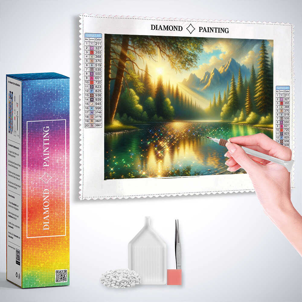 Diamond Painting - Waldsee