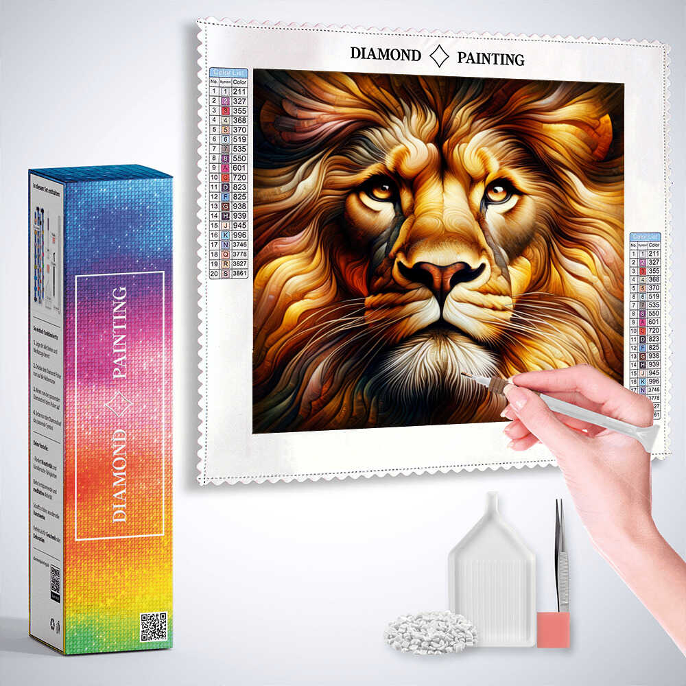 Diamond Painting - Löwenporträt